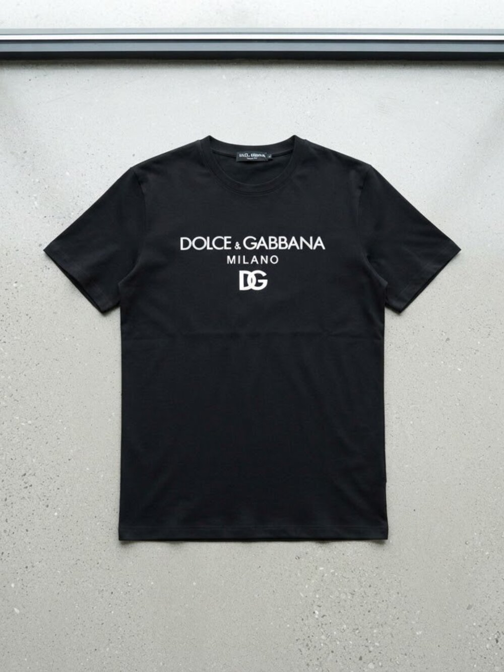Dolce & Gabbana Milano DG Logo Black Cotton T-Shirt S-4XL